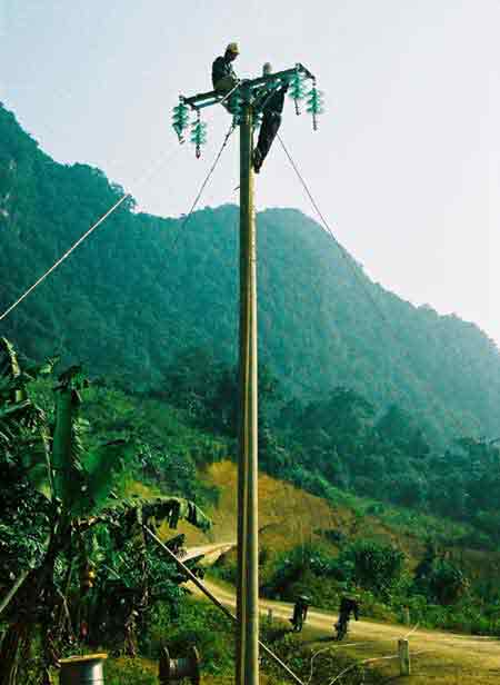 Electricity to Ruc village