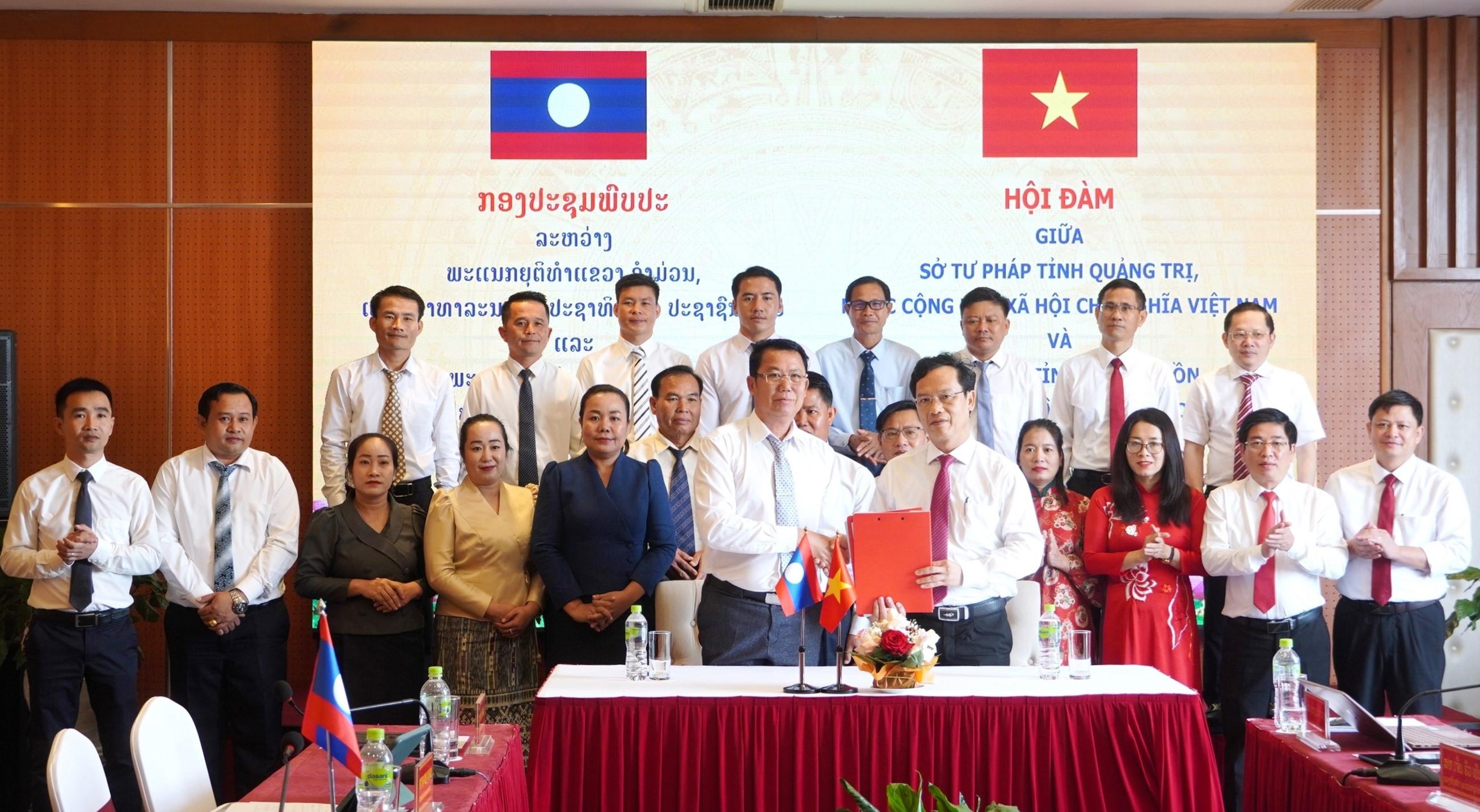 Quang Tri, Khammouane strengthen judicial cooperation