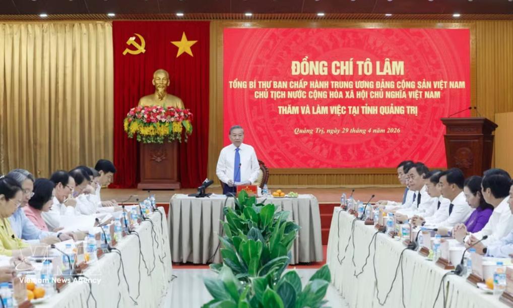 Quang Tri must reposition growth space under “reaching East, spreading West” strategy”: Top leader